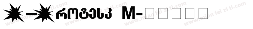G_Grotesk M字体转换